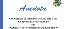 Anedota: Diferença do 54 para o 18