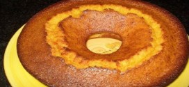 Receita: Bolo de Cenoura Húmido