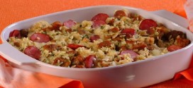 Receita: Arroz de Linguiça